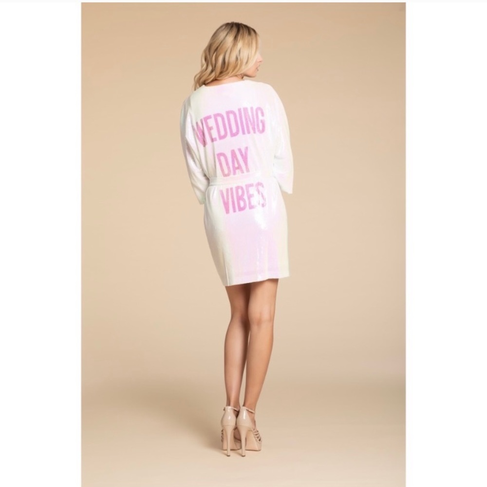 Hayley Paige “Wedding Day Vibes” Sparkle Robe